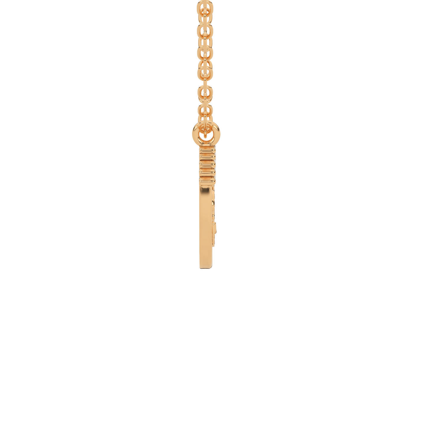Golden Horizon Natural Diamond Pendant