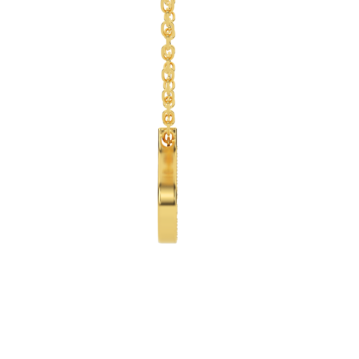 Shimmering Heartbeat Natural Diamond Pendant