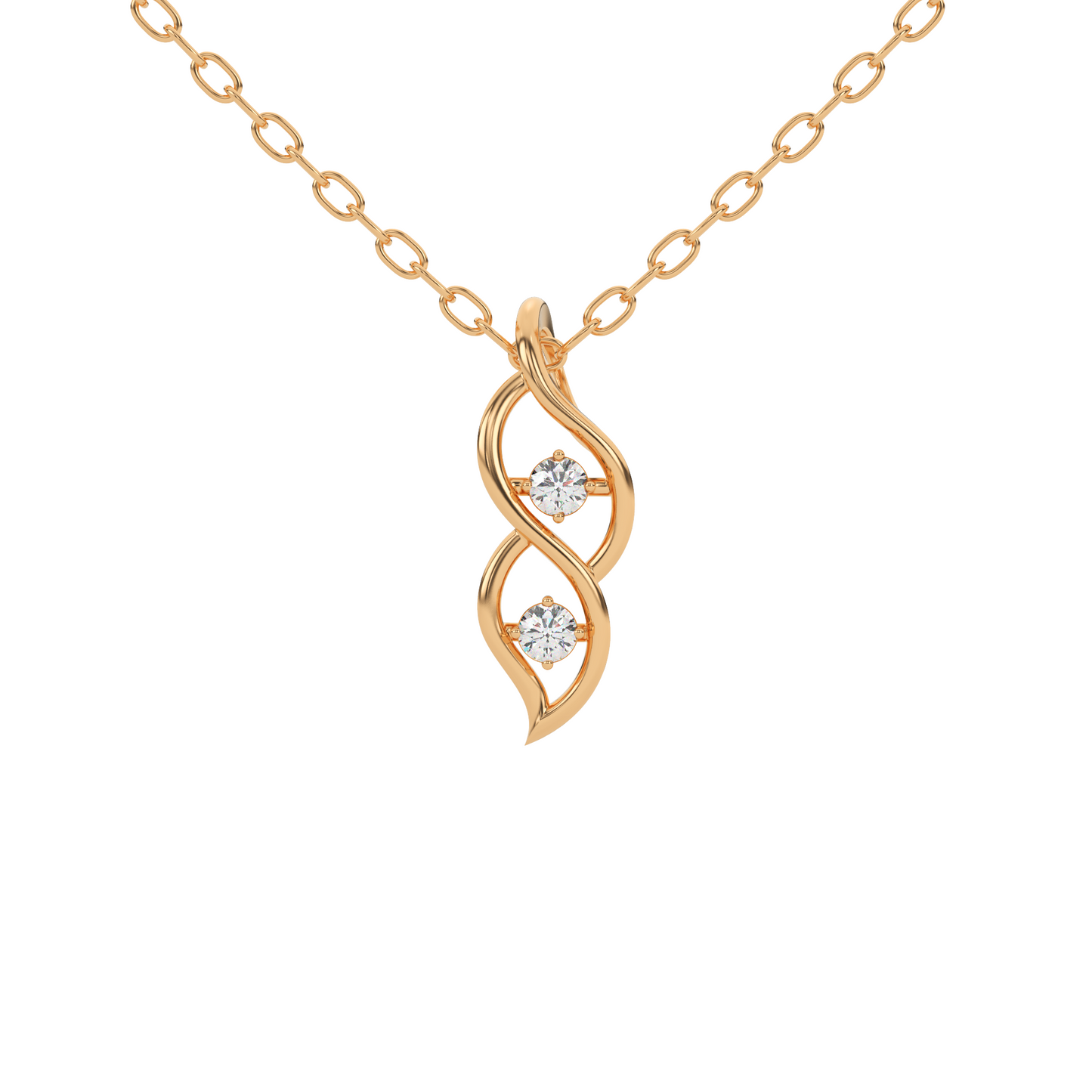 Sparkling Star Natural Diamond Pendant