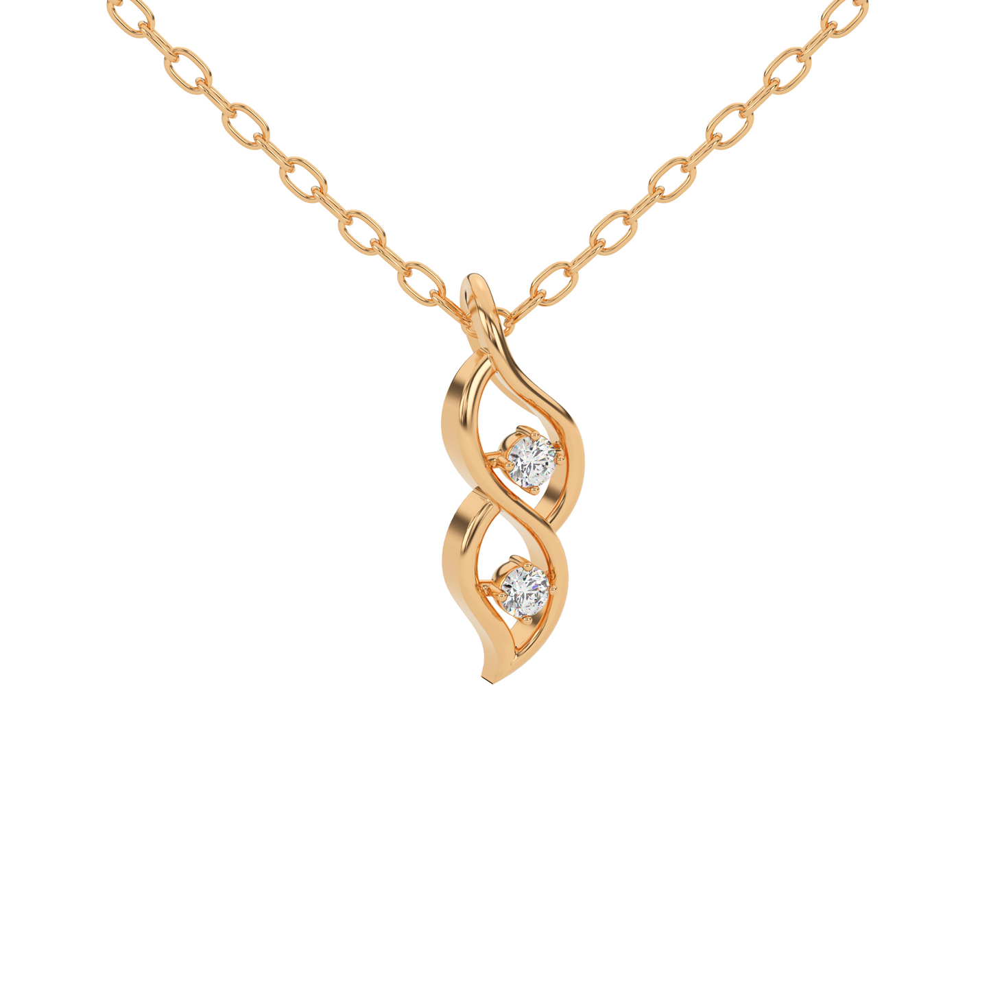 Sparkling Star Natural Diamond Pendant