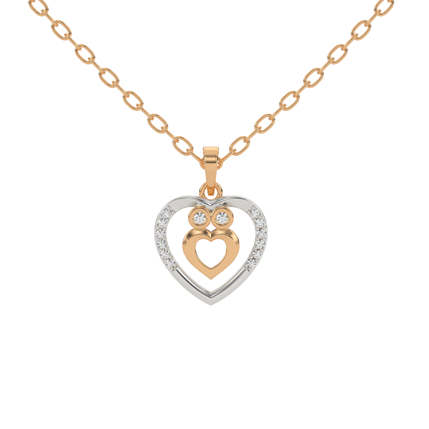 Luminous Star Natural Diamond Pendant