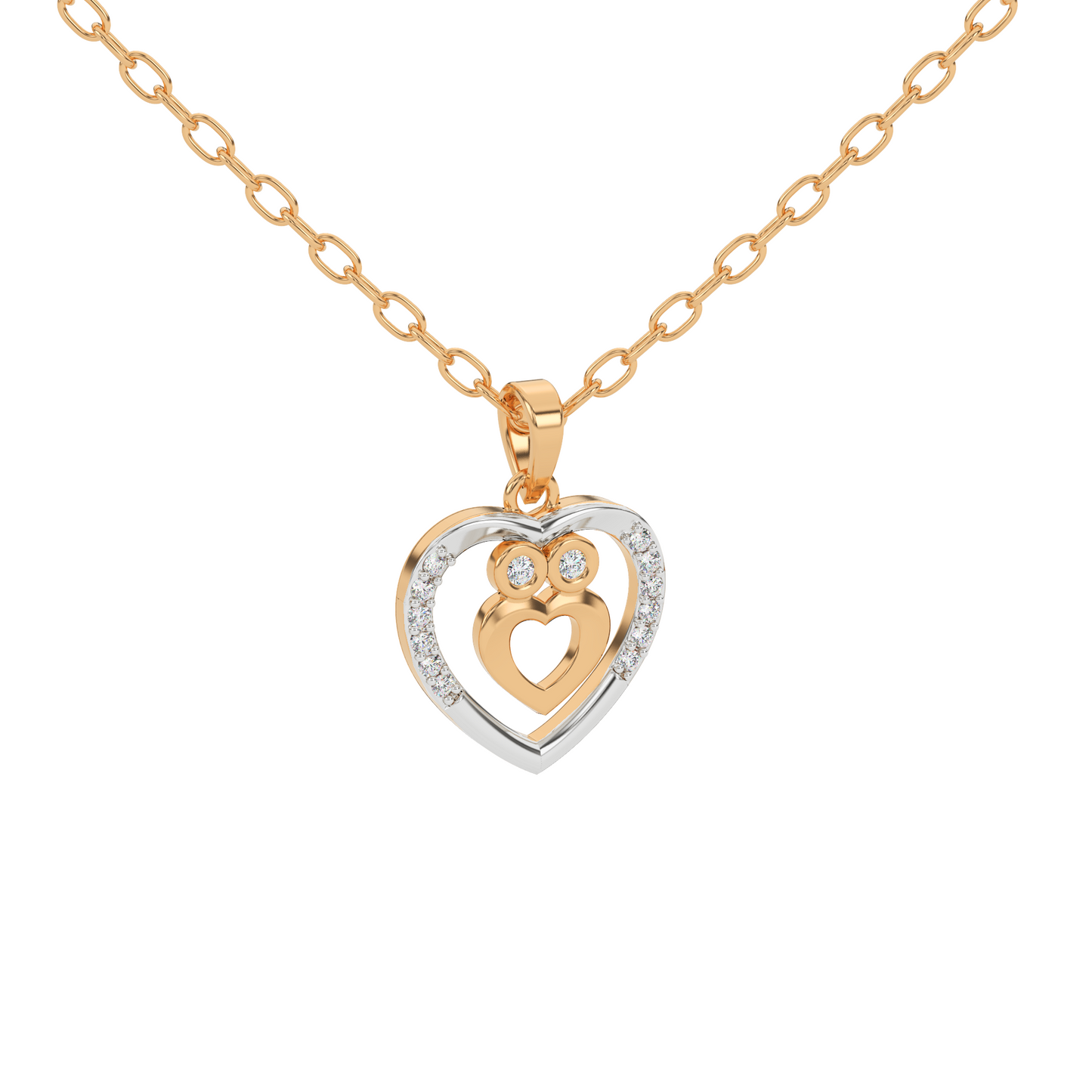 Luminous Star Natural Diamond Pendant