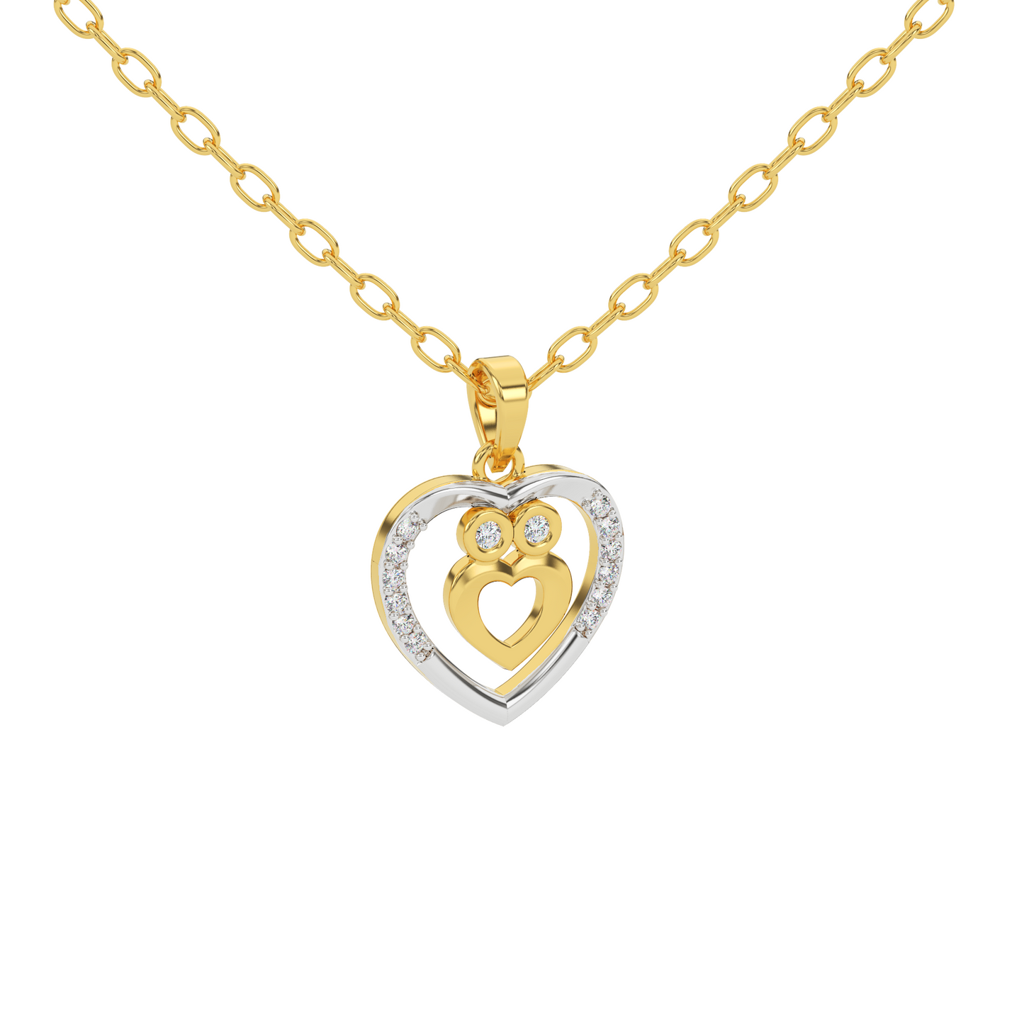 Luminous Star Natural Diamond Pendant