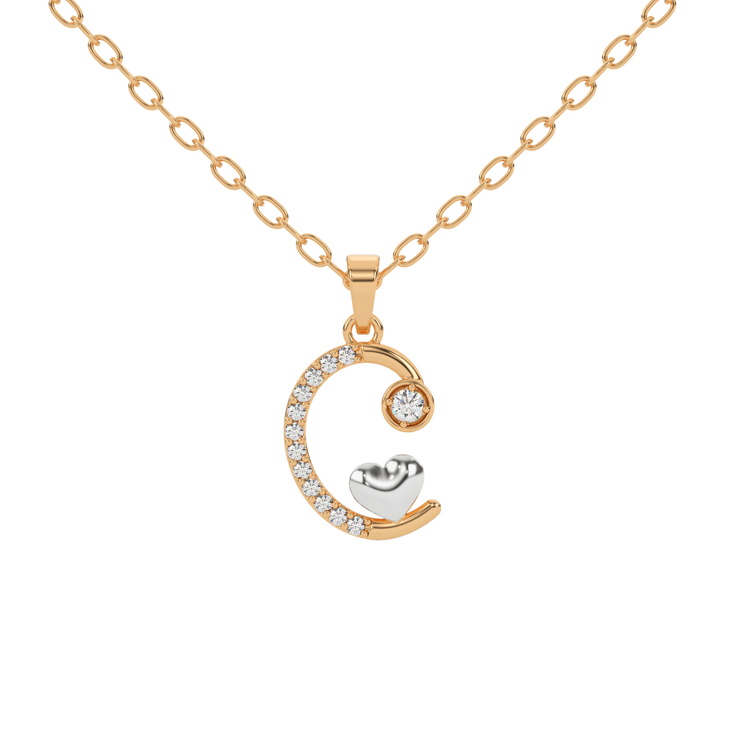 Celestial Radiance Natural Diamond Pendant