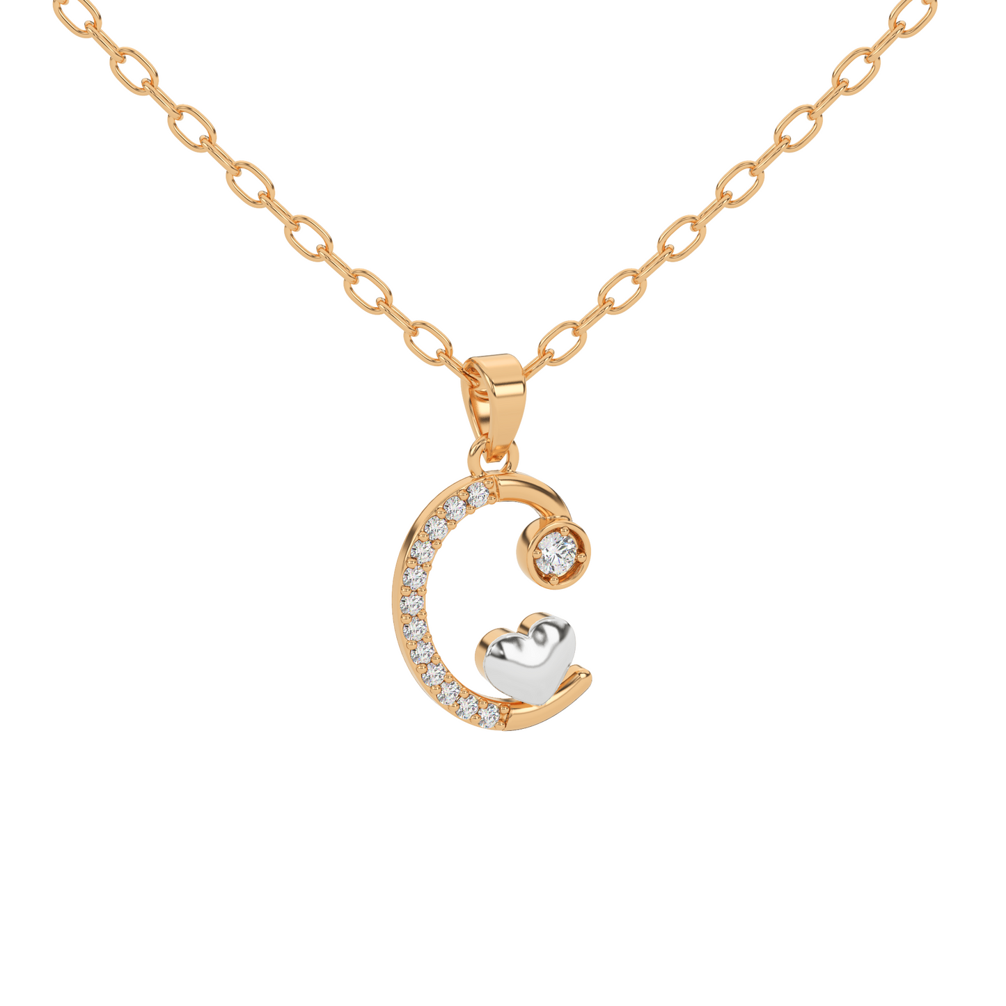 Celestial Radiance Natural Diamond Pendant
