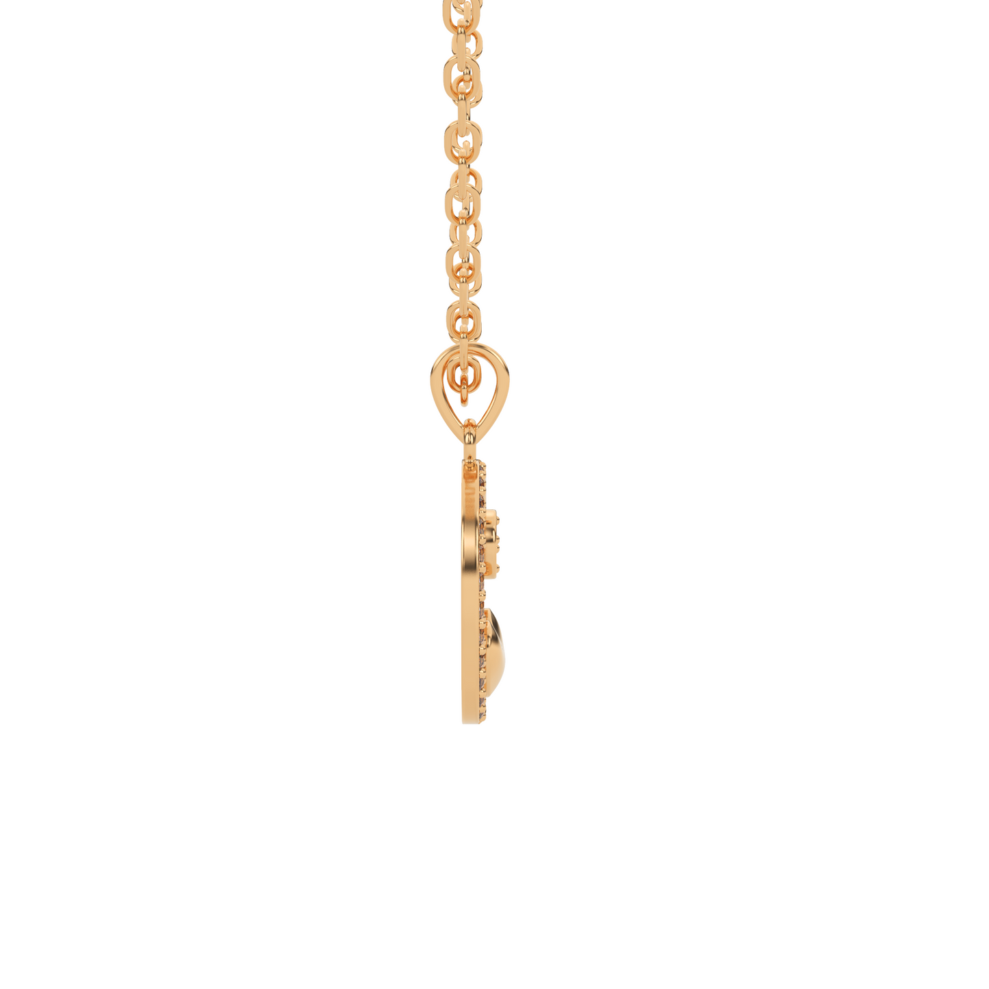 Celestial Radiance Natural Diamond Pendant