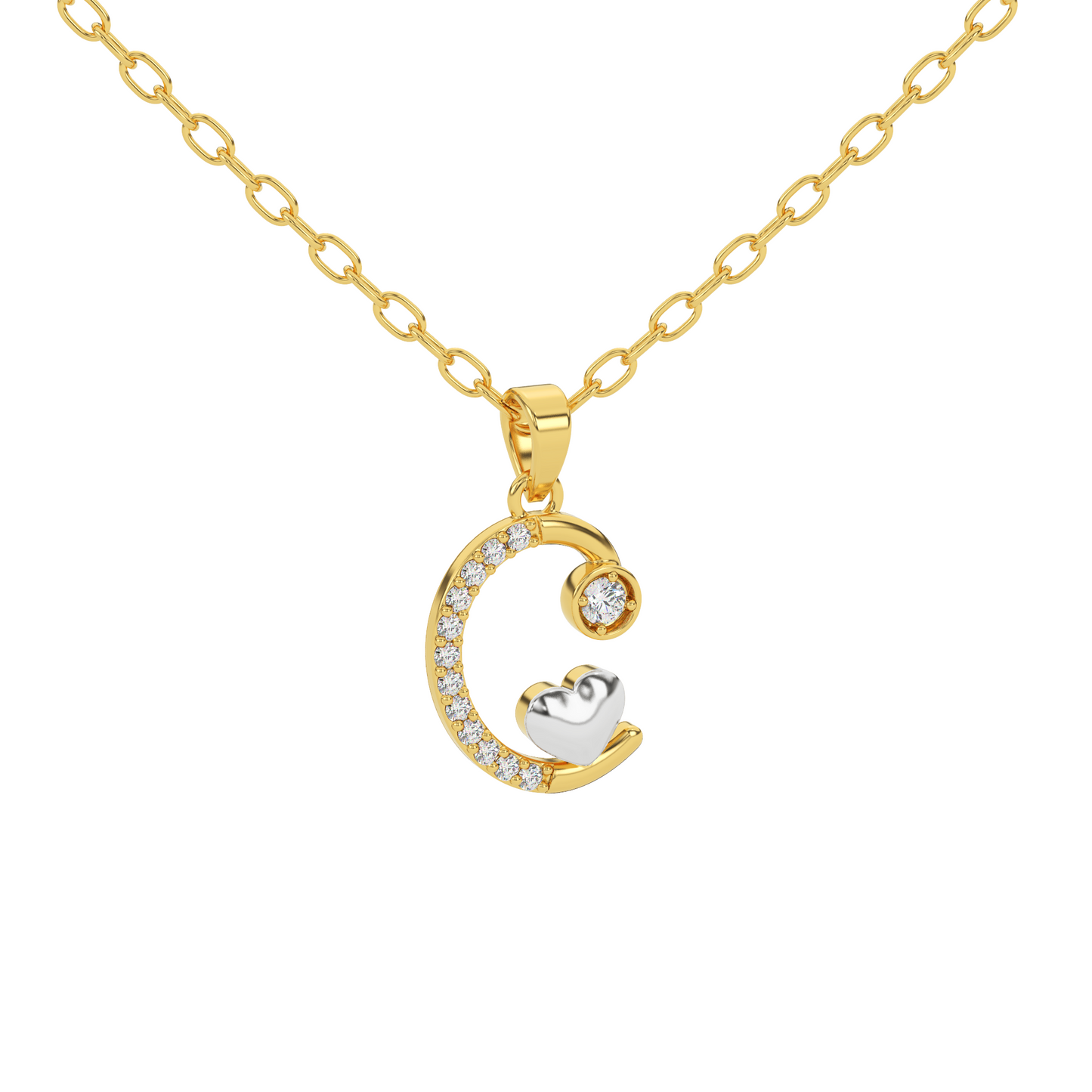 Celestial Radiance Natural Diamond Pendant