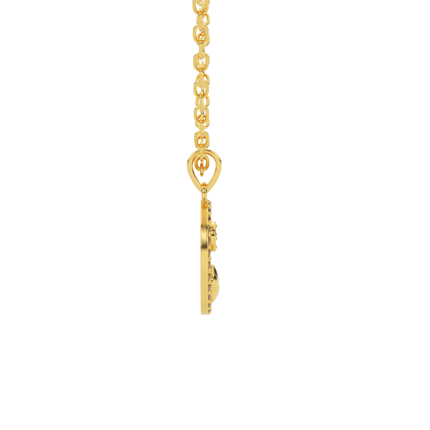 Celestial Radiance Natural Diamond Pendant