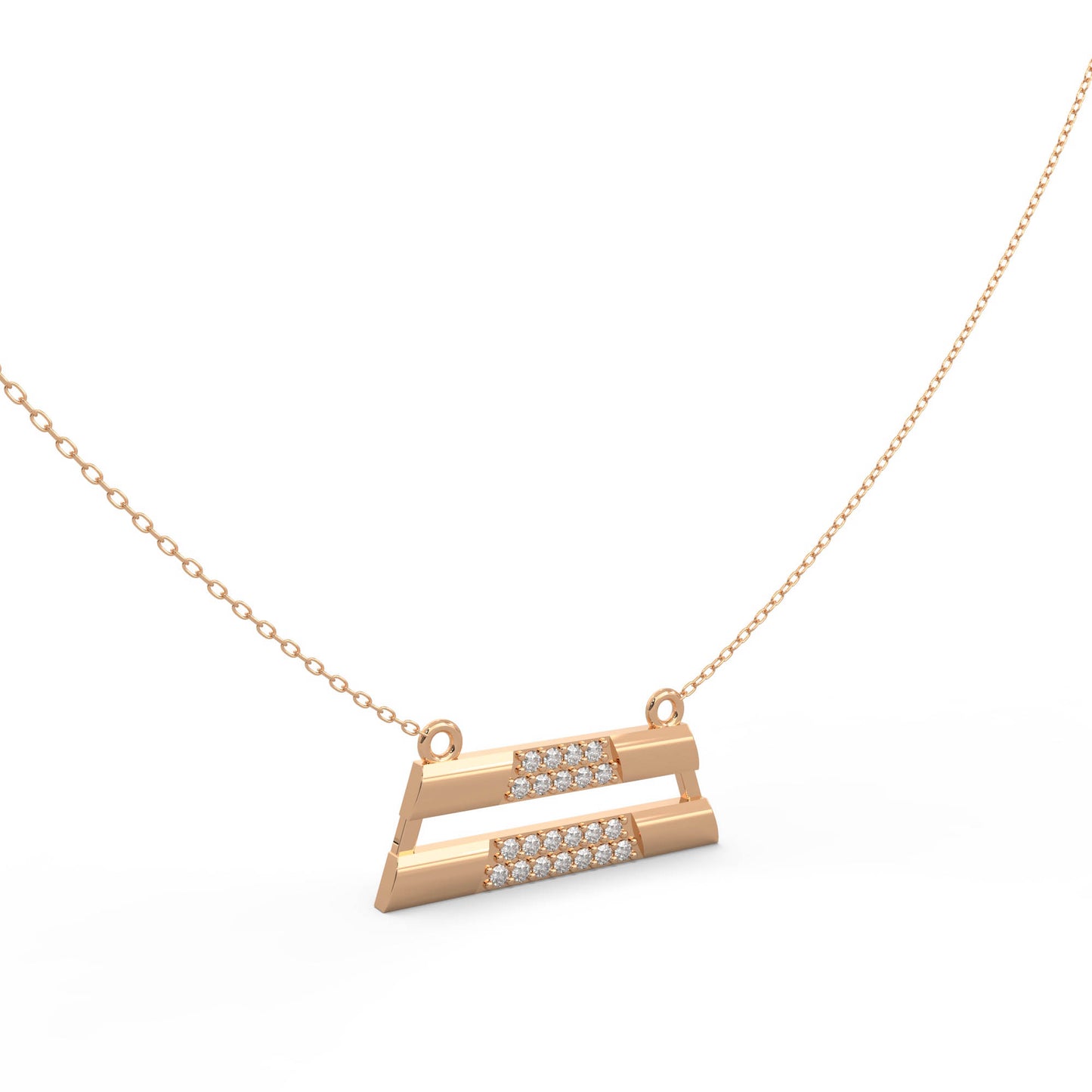 Glimmering Allure Diamond Necklace