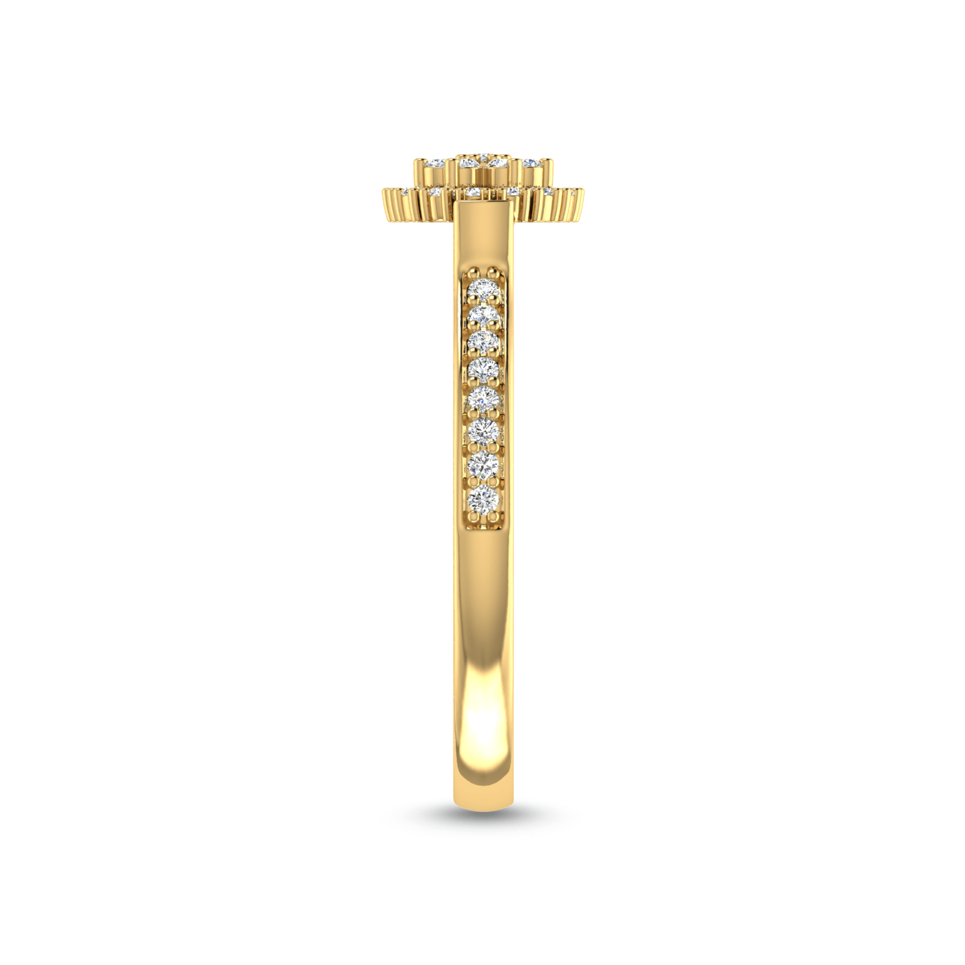 Moon Gazing Diamond Ring
