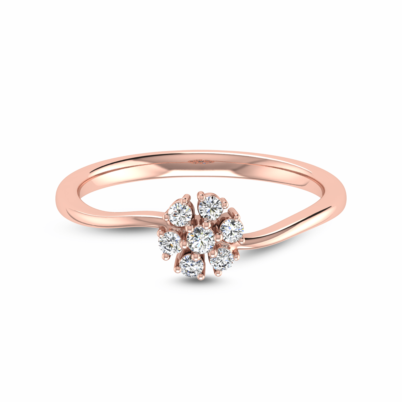 Magnolia Blossom Diamond Ring