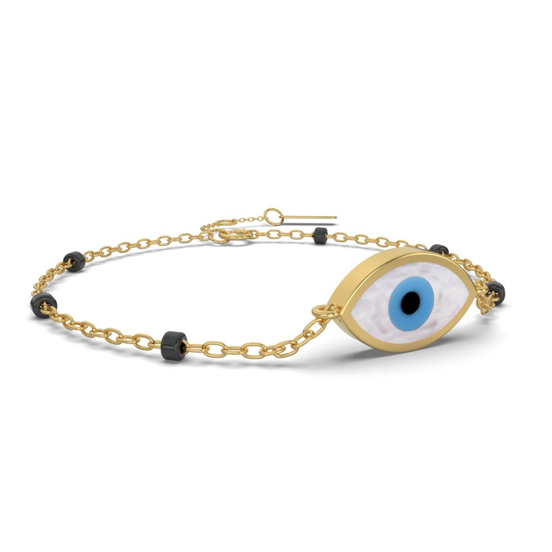 Protective Eye Bracelet With Beads
