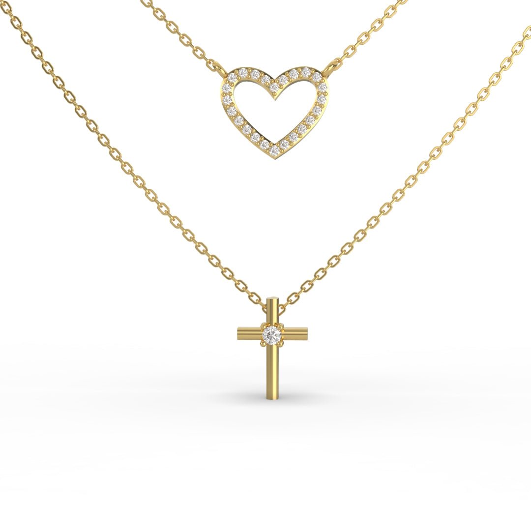 Cross Diamond Pendant