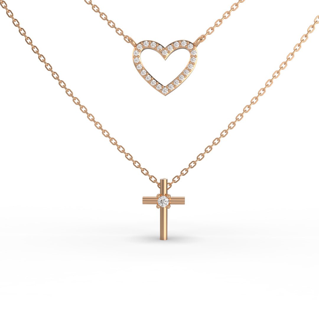 Cross Diamond Pendant
