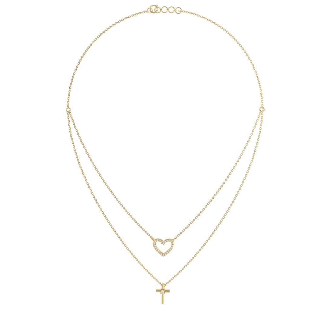 Cross Diamond Pendant