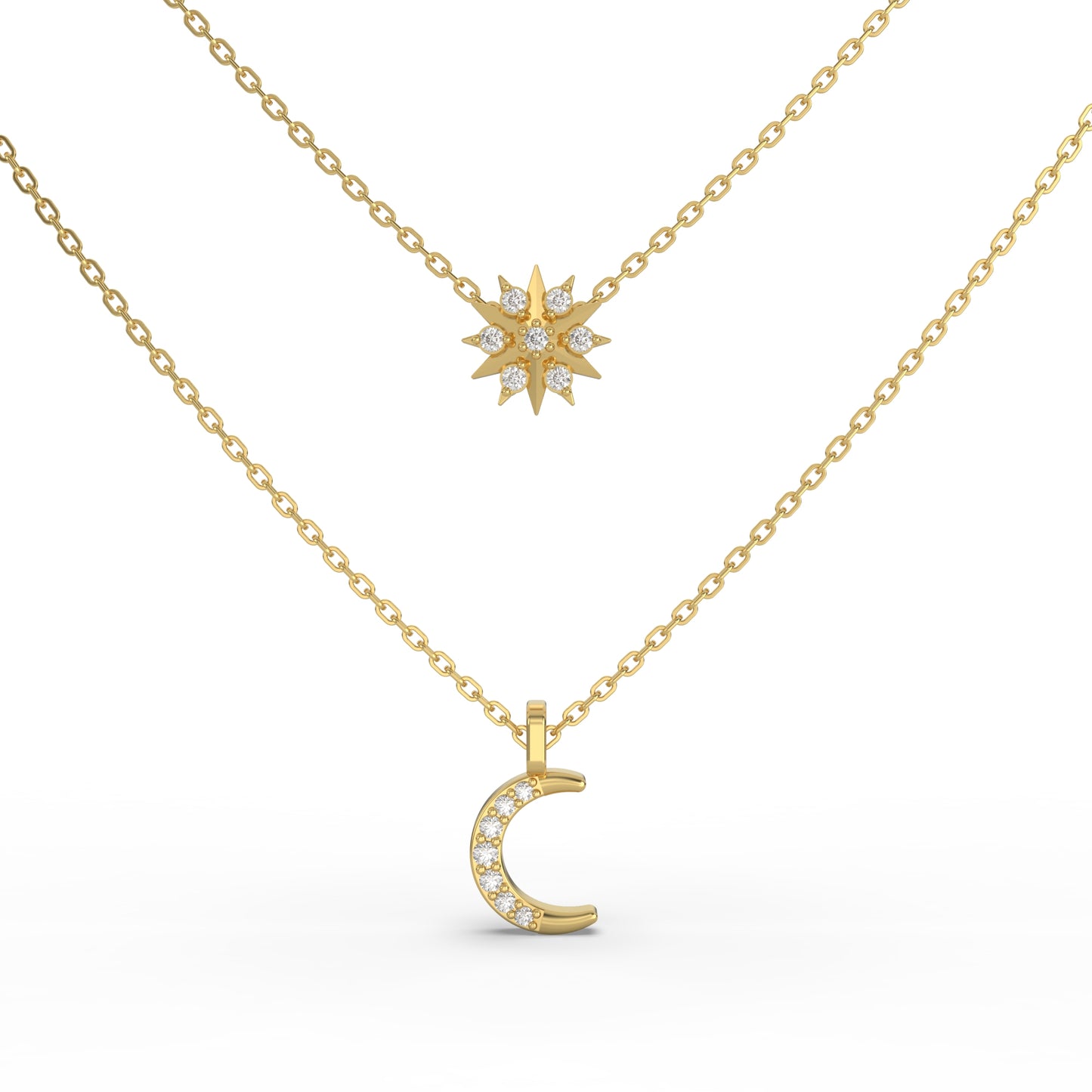 Star Diamond Necklace