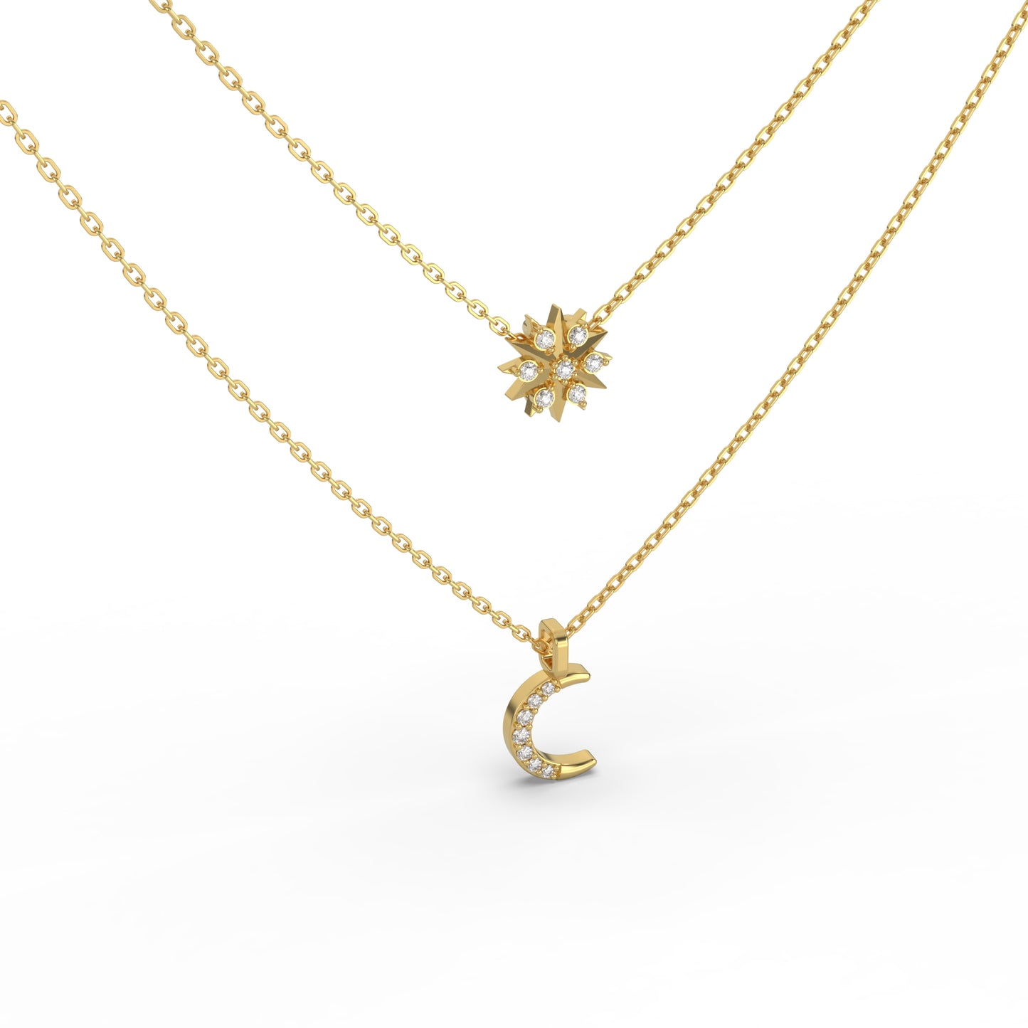 Star Diamond Necklace