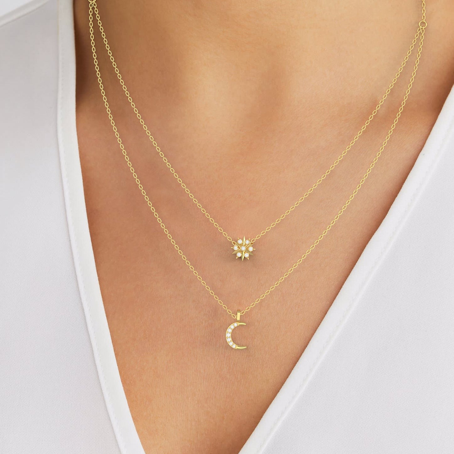Star Diamond Necklace