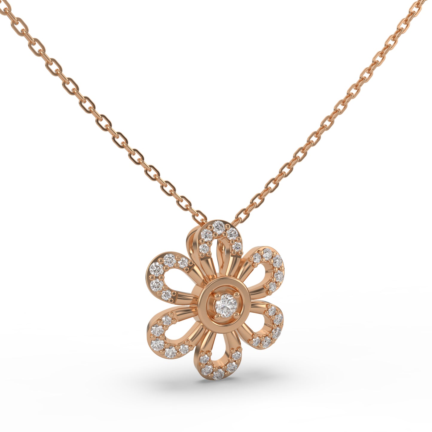 Flower Pendant Necklace
