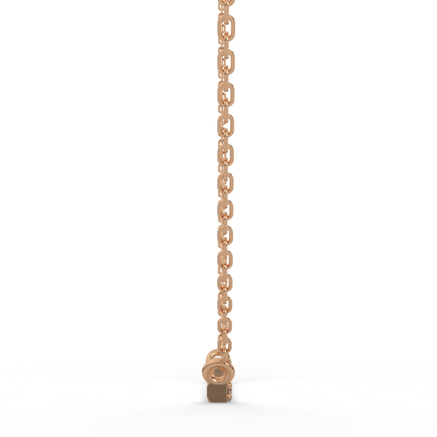 Bar Shape Diamond Necklace