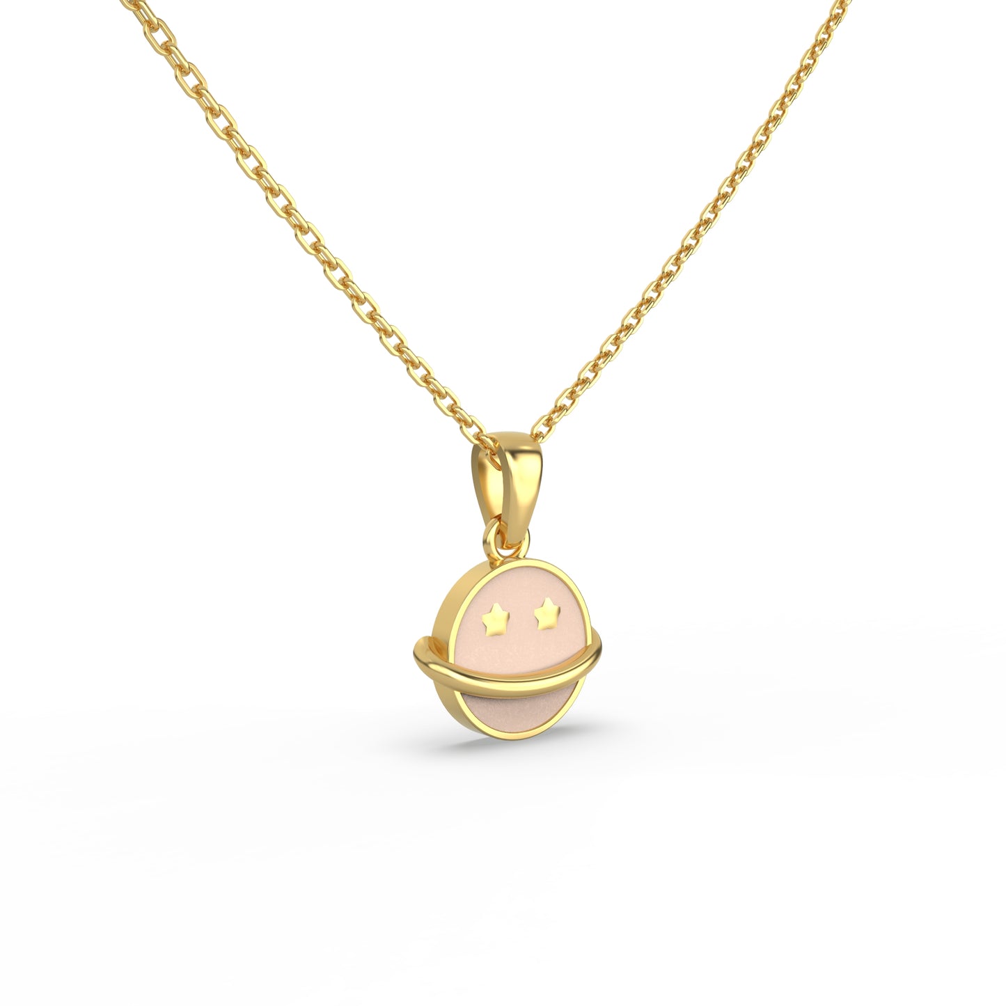 Cosmic Charm Gold Pendent