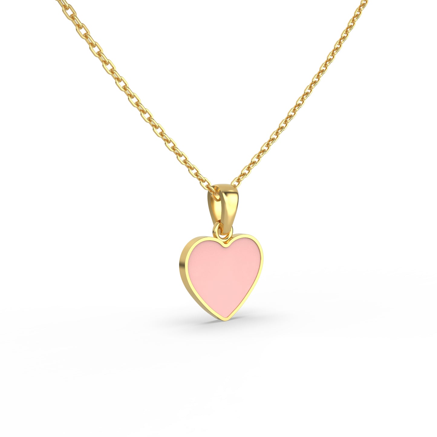 Pink Delight Gold Pendent