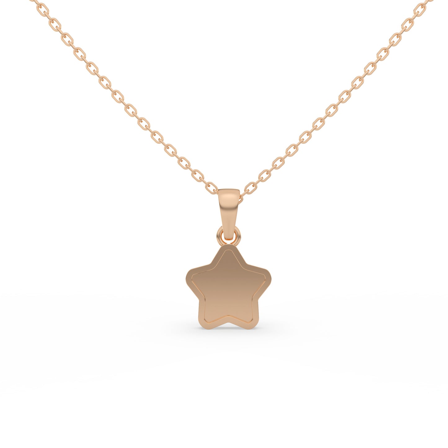 Green Star Gold Pendent