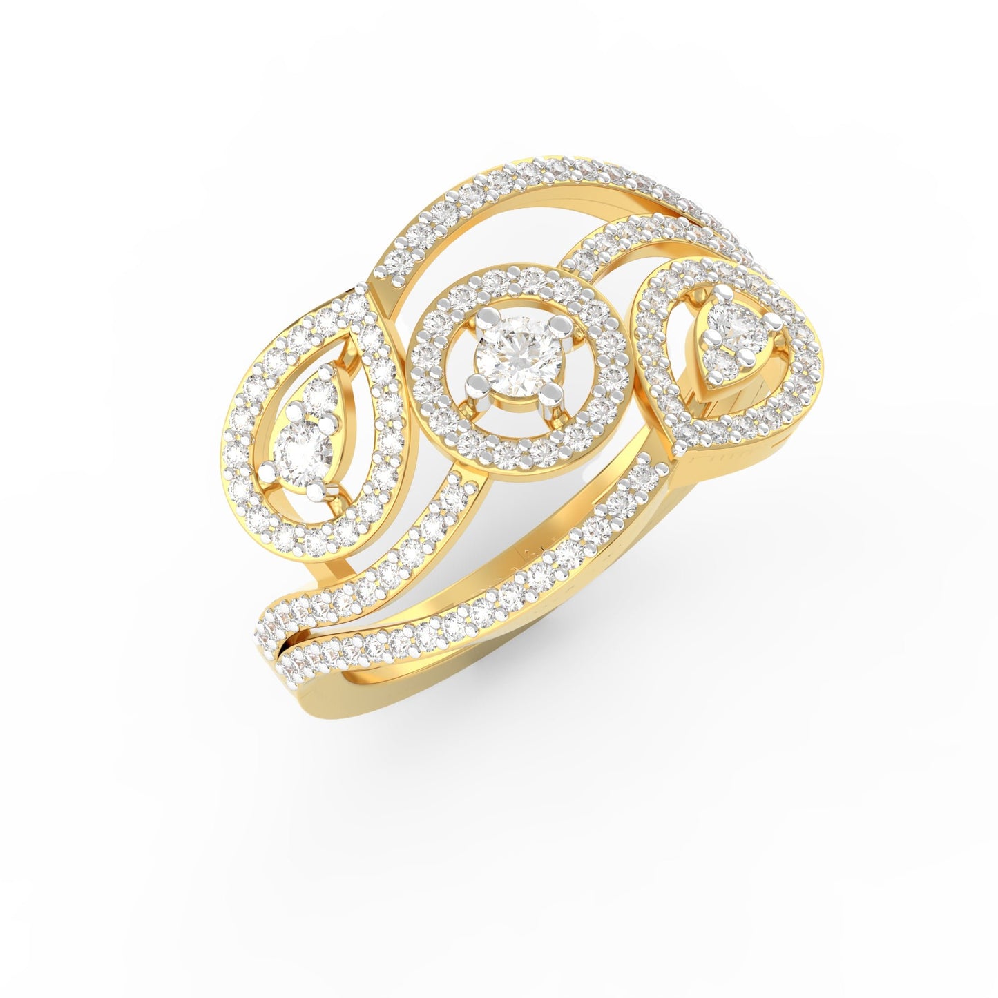 Crown Diamond Ring