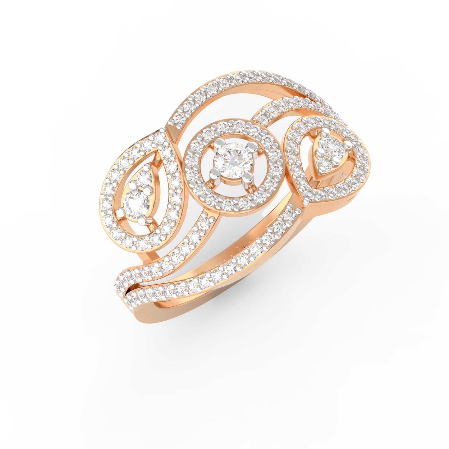 Crown Diamond Ring
