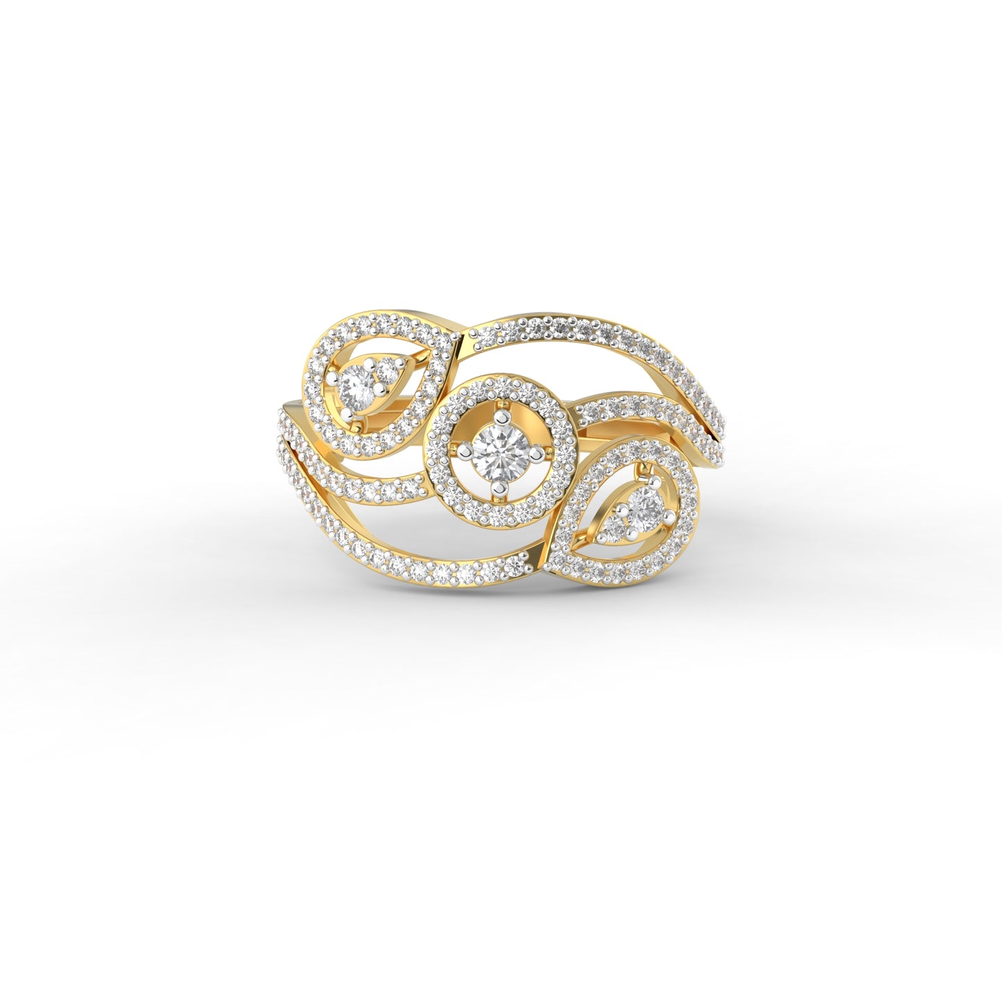 Crown Diamond Ring