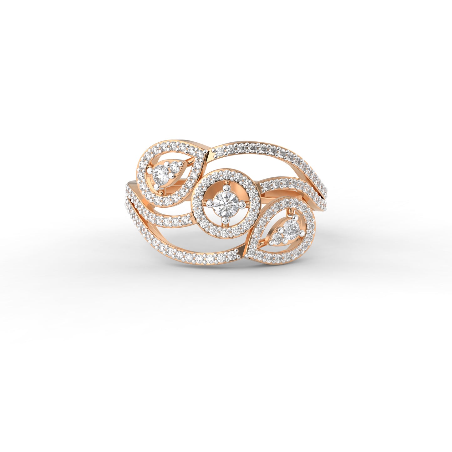Crown Diamond Ring