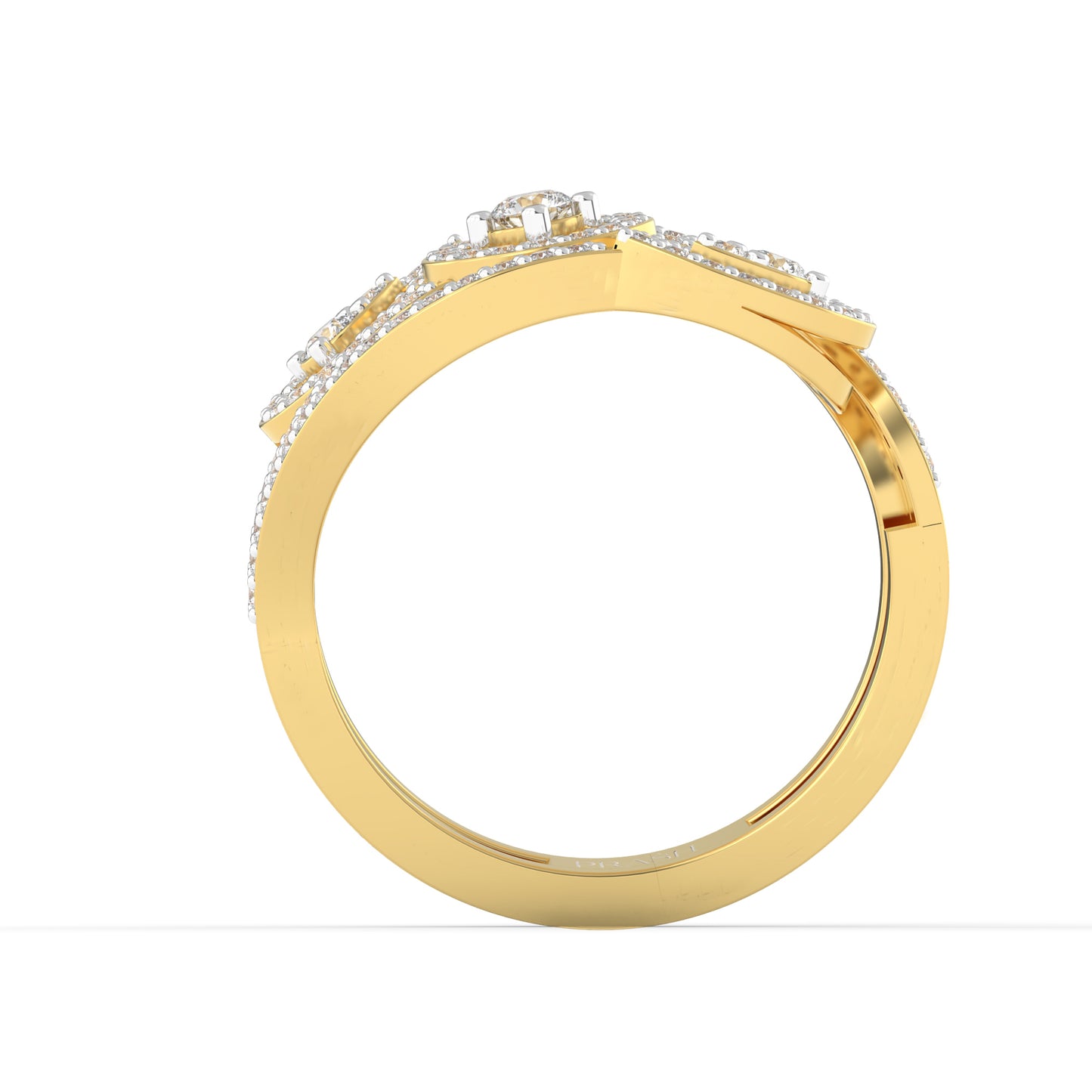Crown Diamond Ring