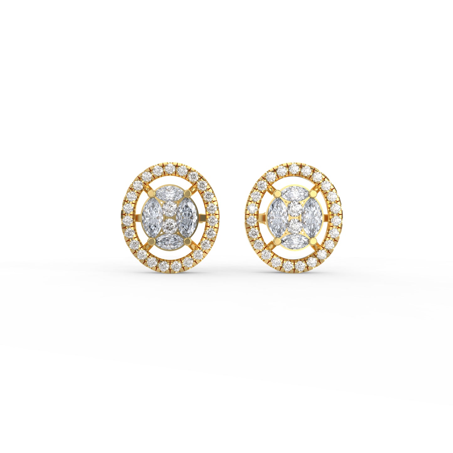Circle Of Life Diamond Earring