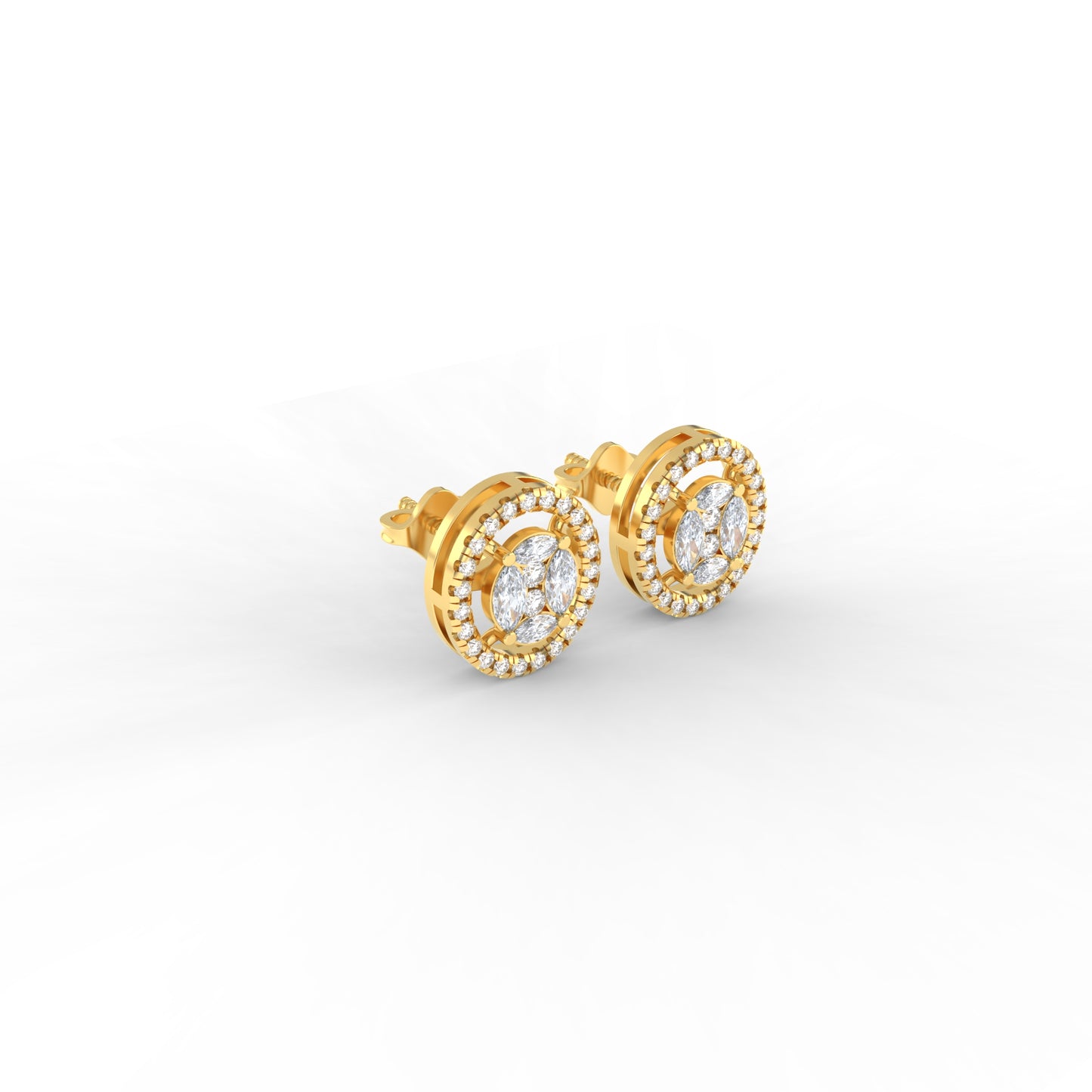 Circle Of Life Diamond Earring