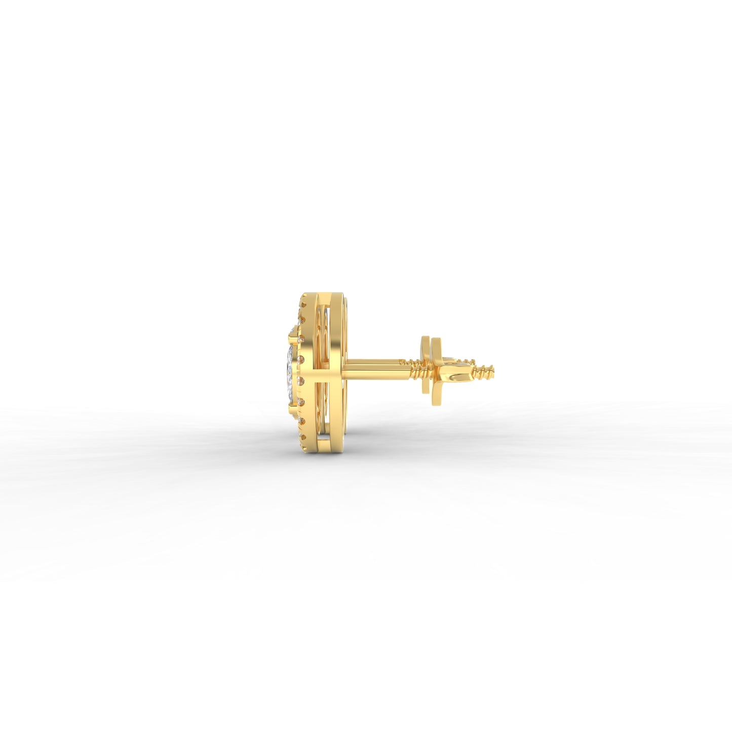 Circle Of Life Diamond Earring
