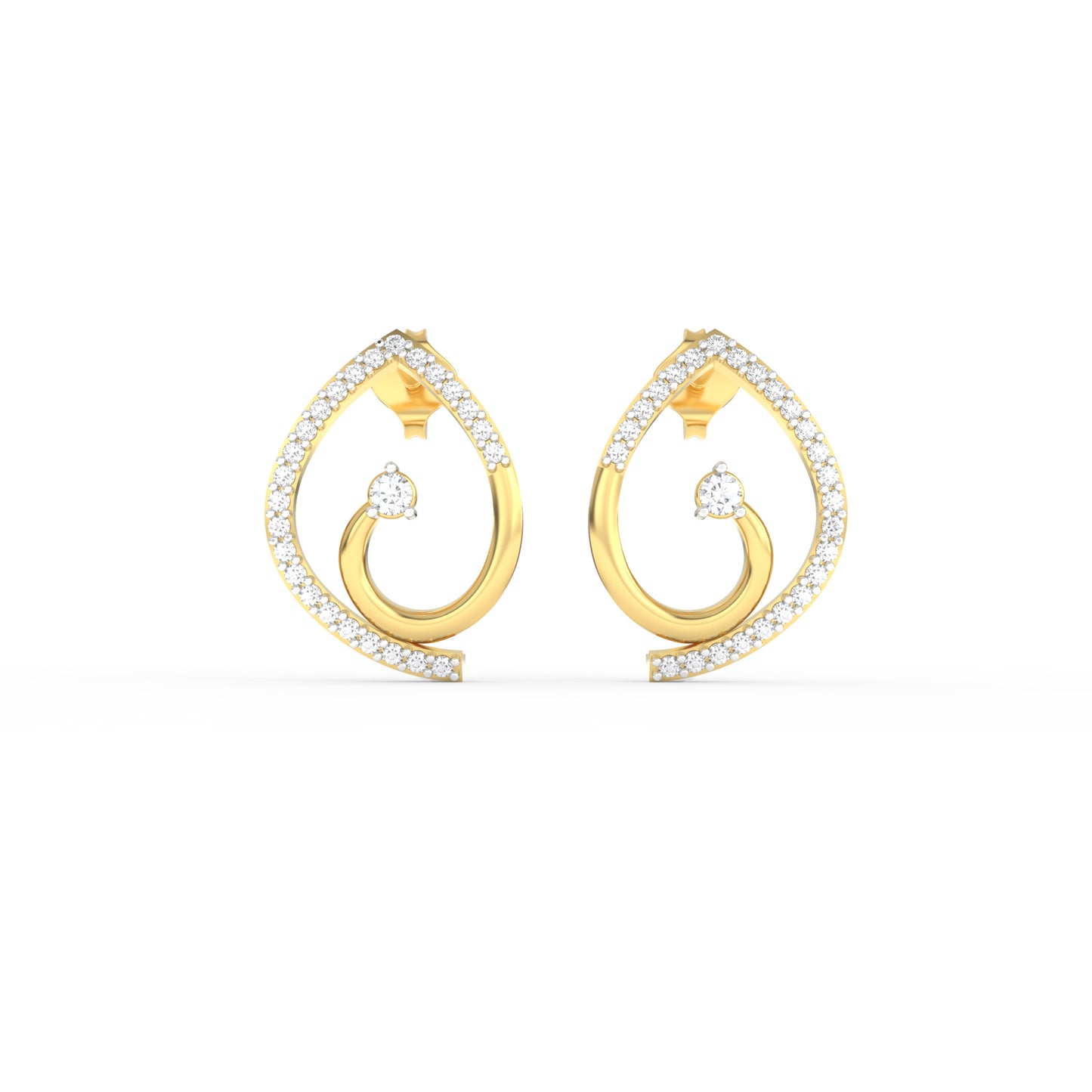 Trendy Diamond Earring