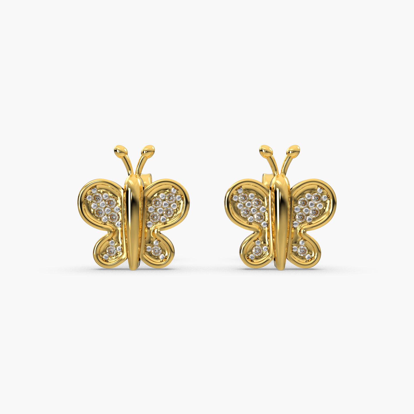 Luna Glimmer Diamond Dangles