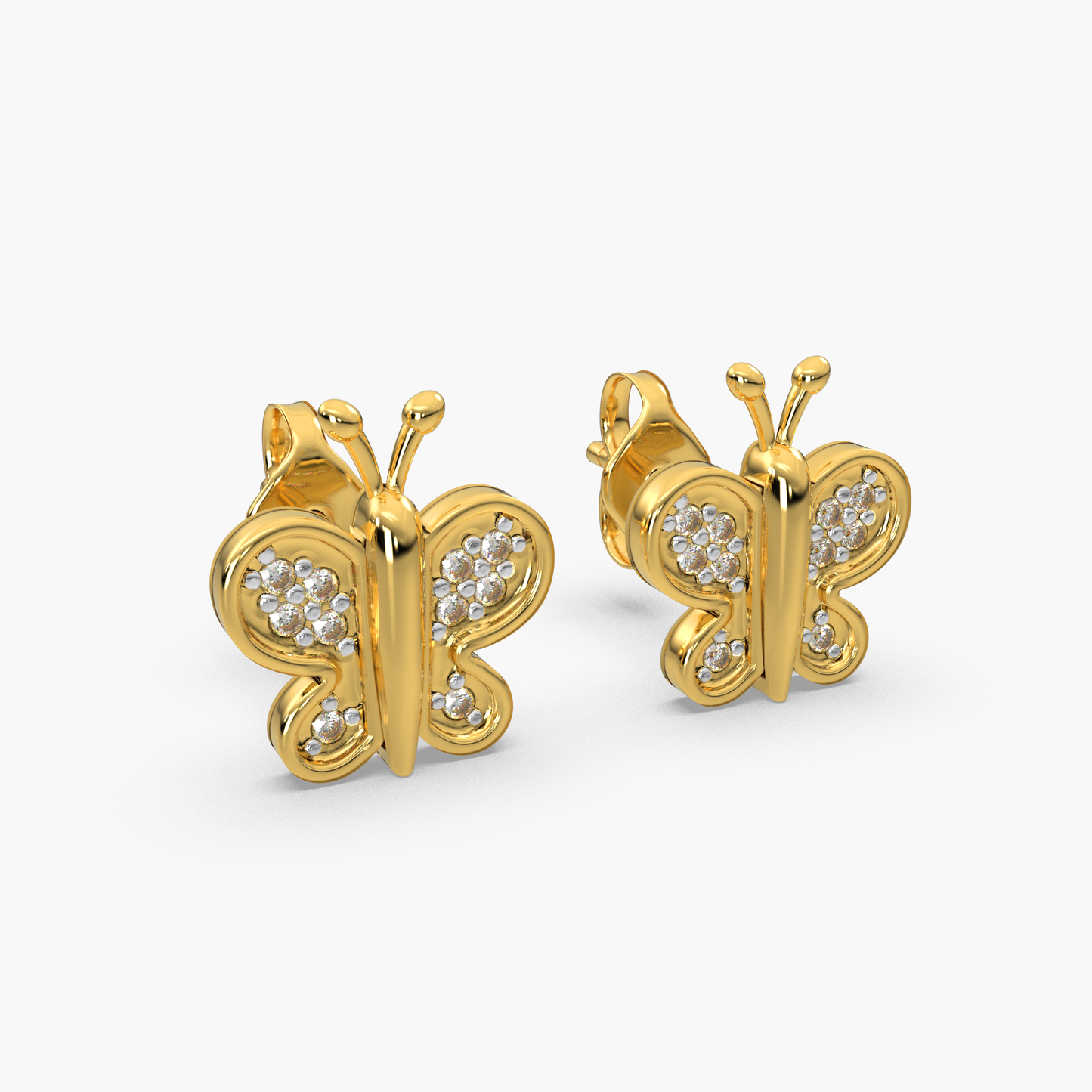 Luna Glimmer Diamond Dangles