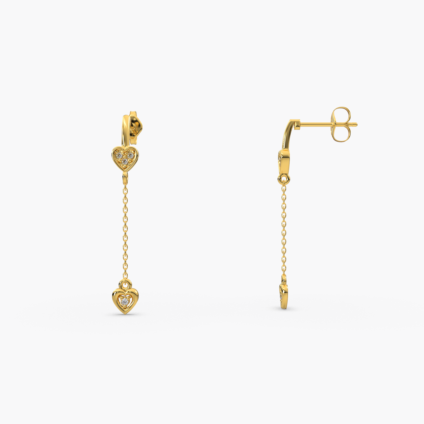 Charisma Crest Diamond Earrings