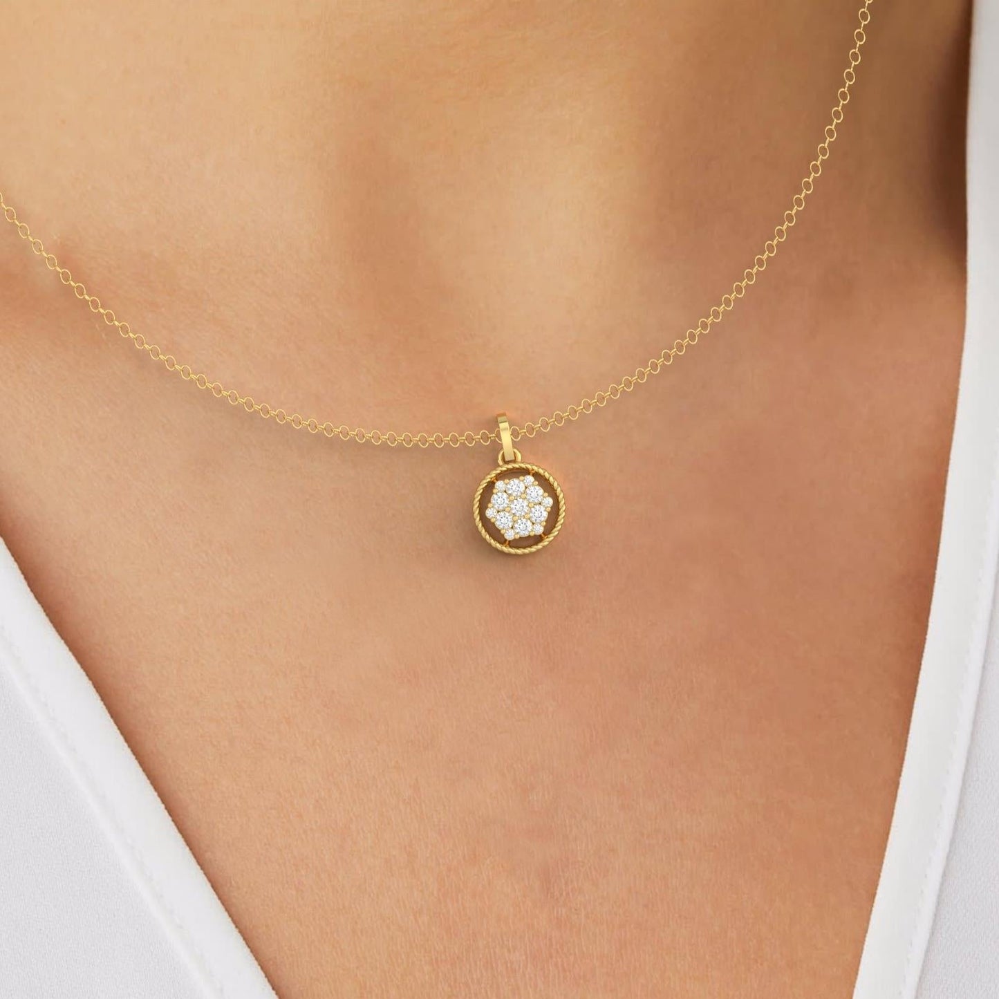 Maryjane Diamond Pendant