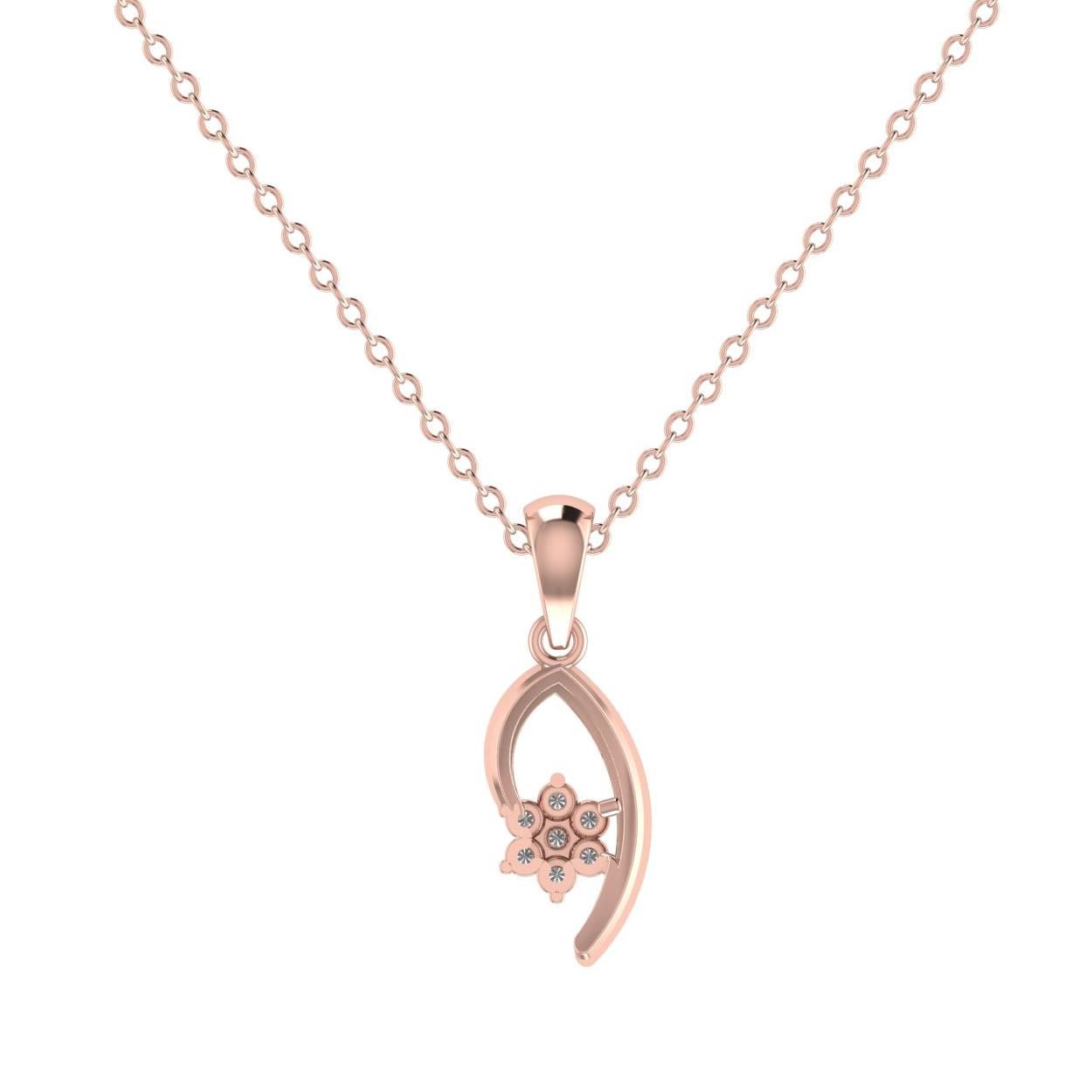 Blooming Charm Diamond Pendant