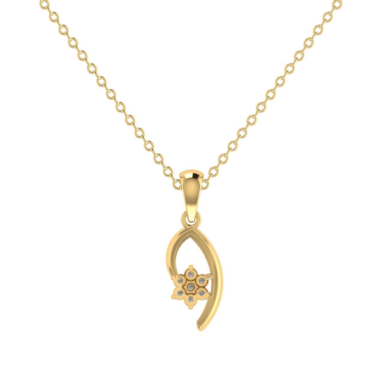 Blooming Charm Diamond Pendant