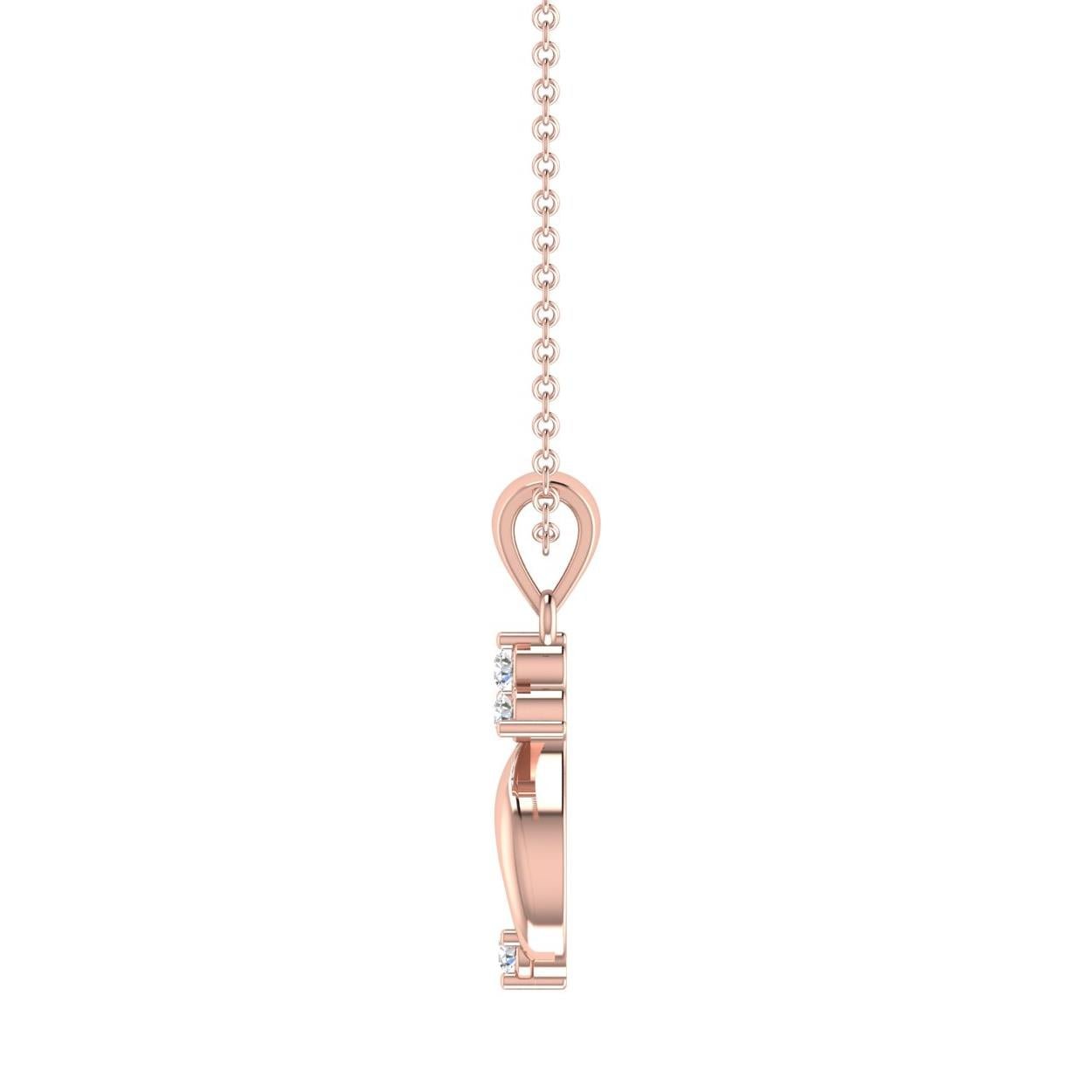 Lustrous Diamond Pendant