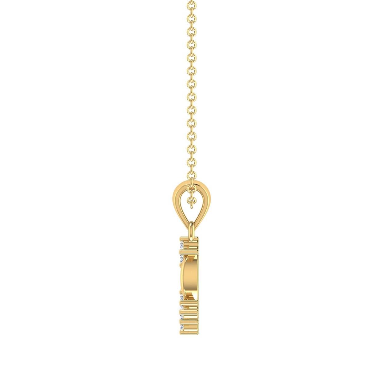 Twin Floral Diamond Pendant