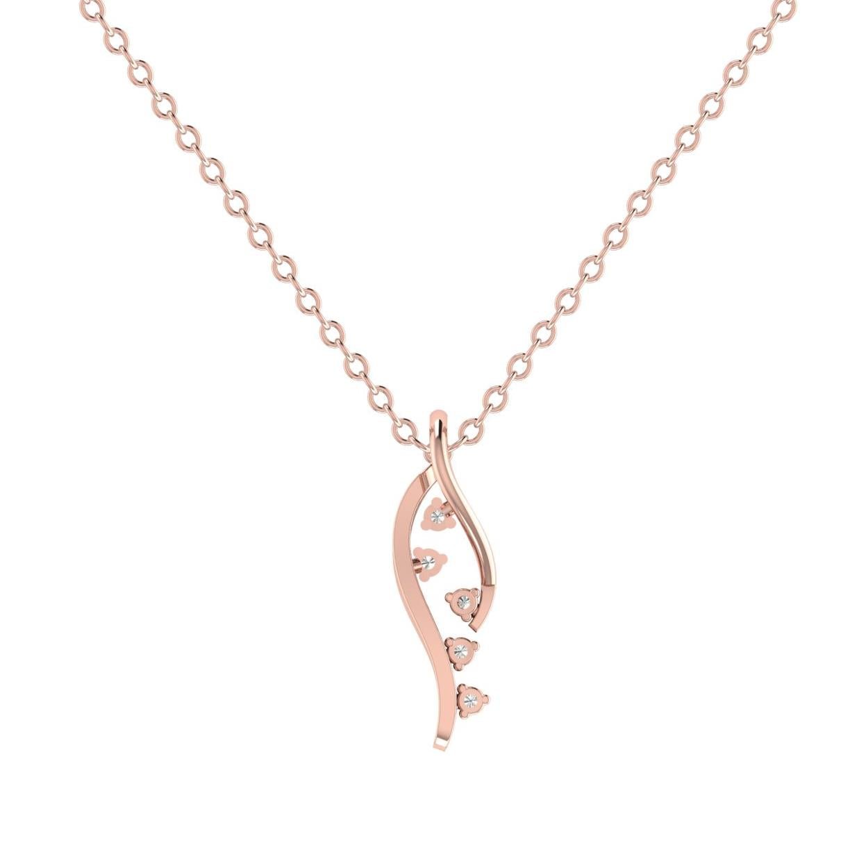 Delicate Daisy Diamond Pendant