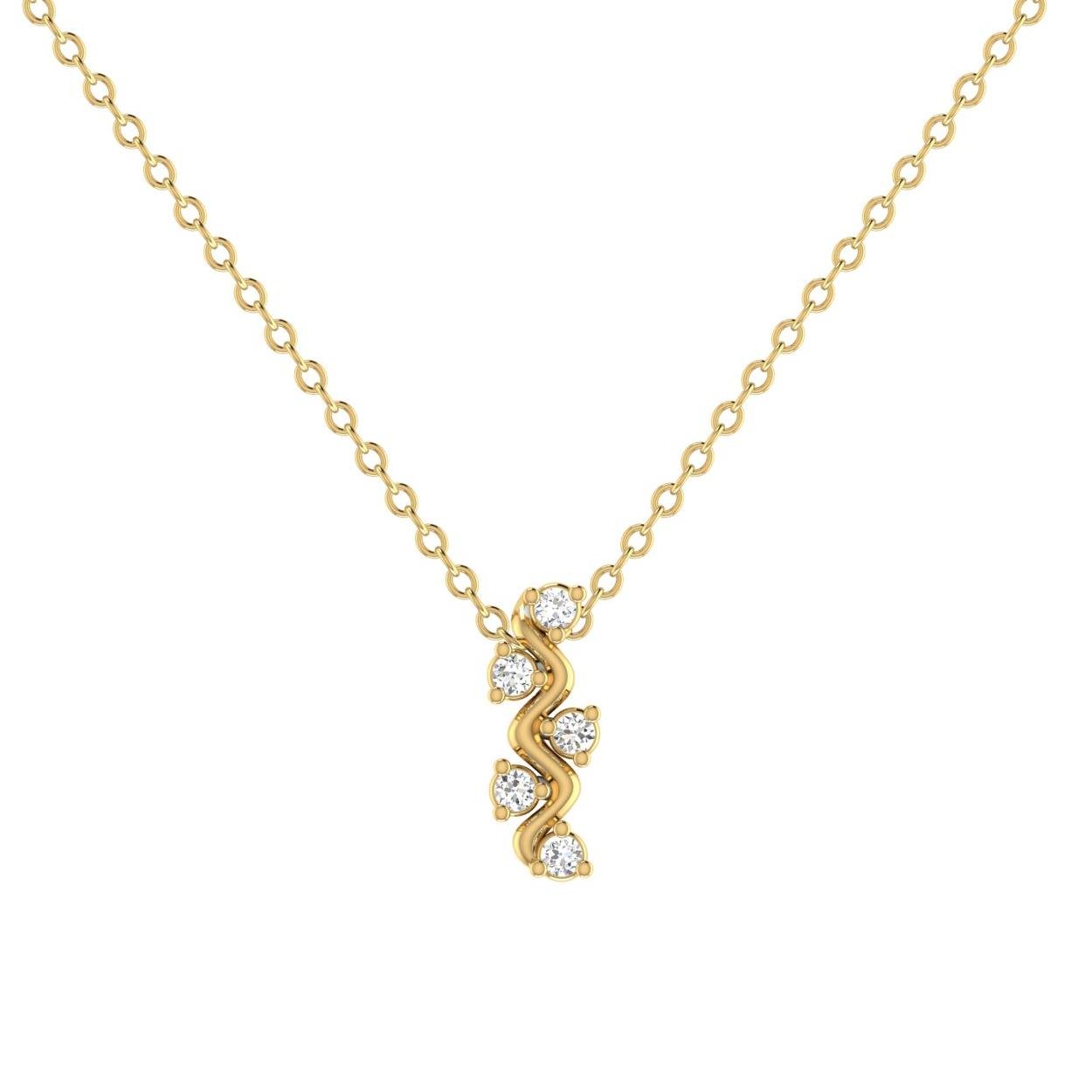 Fusion Fervor Diamond Pendant