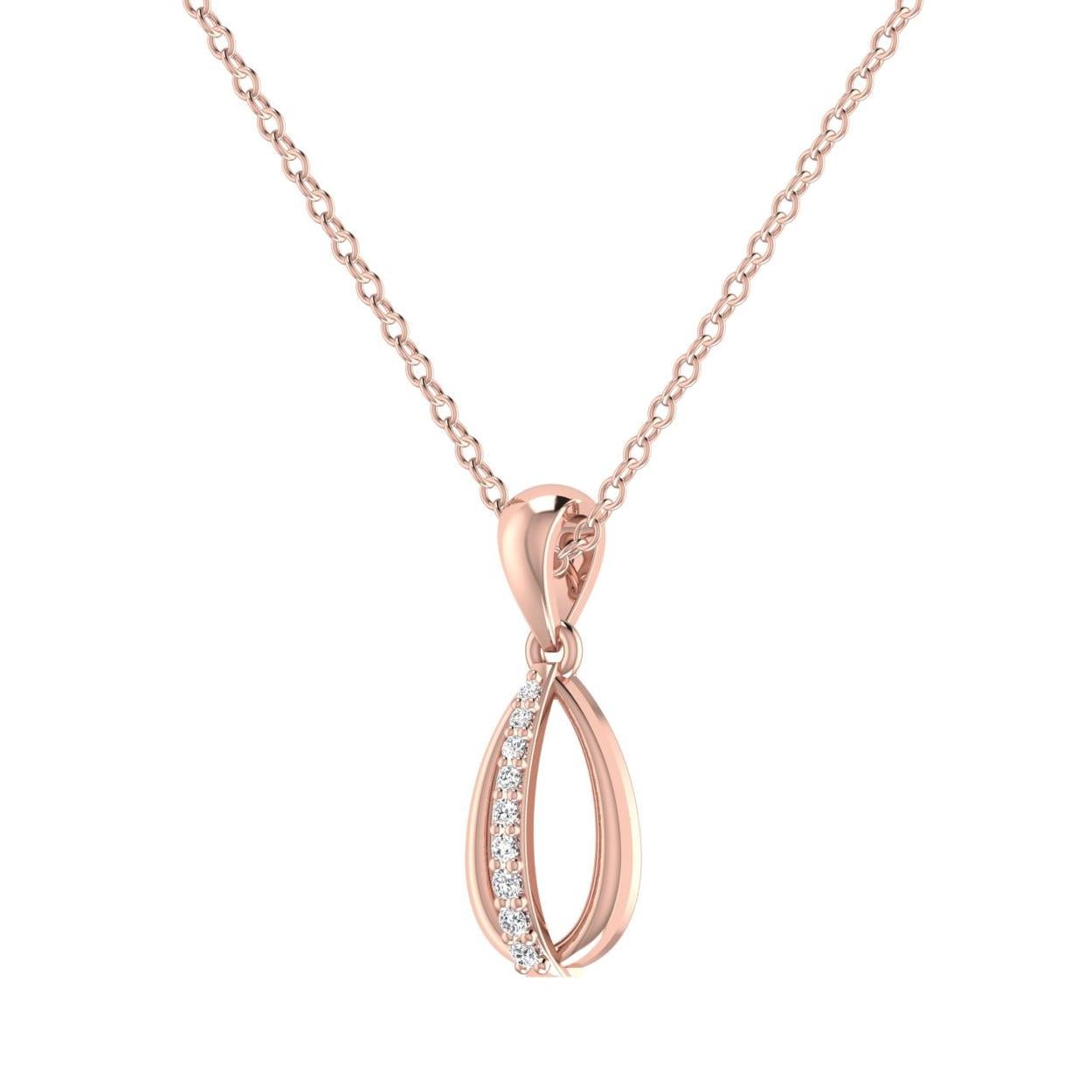 Oval Glory Diamond Pendant
