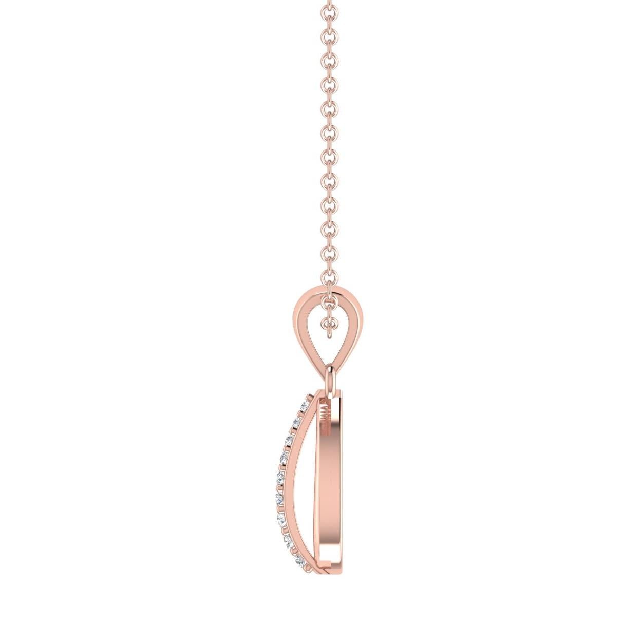 Oval Glory Diamond Pendant