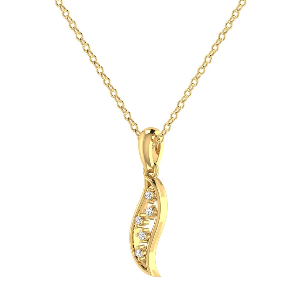 Spruce Diamond Pendant