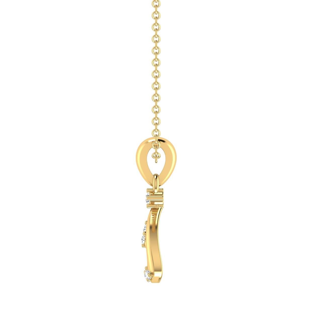 Suave Diamond Pendant